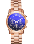  Shop Authentic Michael Kors Runway Iridescent Dial Rose Gold Steel Strap Watch for Women - MK5940 - Luxxuri
