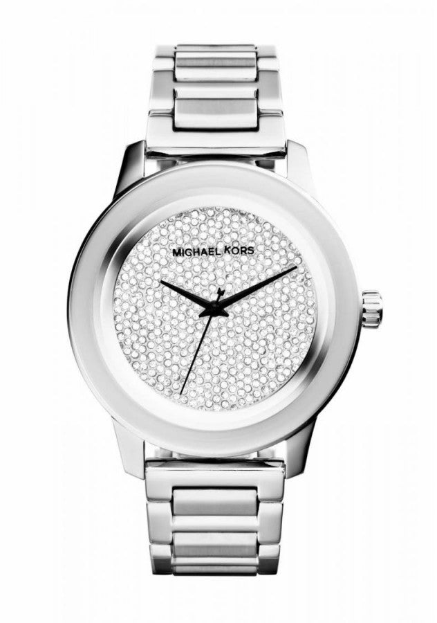  Shop Authentic Michael Kors Kinley Diamond Pave Silver Dial Silver Steel Strap Watch for Women - MK5996 - Luxxuri