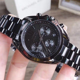  Shop Authentic Michael Kors Bradshaw Chronograph Black Dial Black Steel Strap Watch For Women - MK6058 - Luxxuri