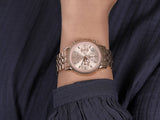  Shop Authentic Michael Kors Ritz Chronograph Rose Gold Dial Rose Gold Steel Strap Watch for Women - MK6077 - Luxxuri