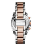  Shop Authentic Michael Kors Blair Chronograph Black Dial Two Tone Steel Strap Watch For Women - MK6093 - Luxxuri