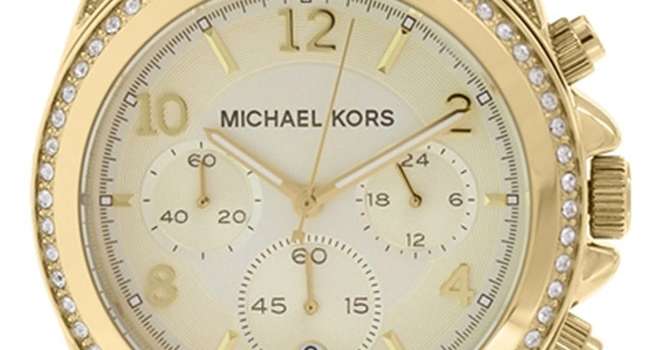  Shop Authentic Michael Kors Blair Gold Dial Two Tone Steel Strap Watch for Women - MK6094 - Luxxuri