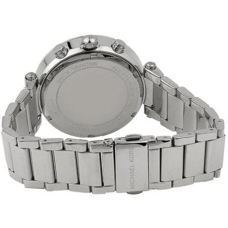  Shop Authentic Michael Kors Parker Chronograph Blue Dial Silver Steel Strap Watch for Women - MK6117 - Luxxuri