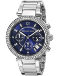  Shop Authentic Michael Kors Parker Chronograph Blue Dial Silver Steel Strap Watch for Women - MK6117 - Luxxuri