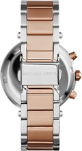  Shop Authentic Michael Kors Parker Blue Dial Two Tone Steel Strap Watch for Women - MK6141 - Luxxuri