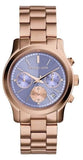  Shop Authentic Michael Kors Runway Chronograph Purple Dial Rose Gold Steel Strap Watch For Women - MK6163 - Luxxuri