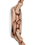  Shop Authentic Michael Kors Runway Chronograph Purple Dial Rose Gold Steel Strap Watch For Women - MK6163 - Luxxuri