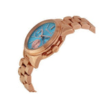  Shop Authentic Michael Kors Runway Chronograph Turquoise Dial Rose Gold Steel Strap Watch For Women - MK6164 - Luxxuri