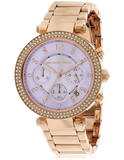  Shop Authentic Michael Kors Parker Purple Dial Rose Gold Steel Strap Watch for Women - MK6169 - Luxxuri
