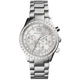  Shop Authentic Michael Kors Brinkley Diamonds Silver Dial Silver Steel Strap Watch for Women - MK6186 - Luxxuri