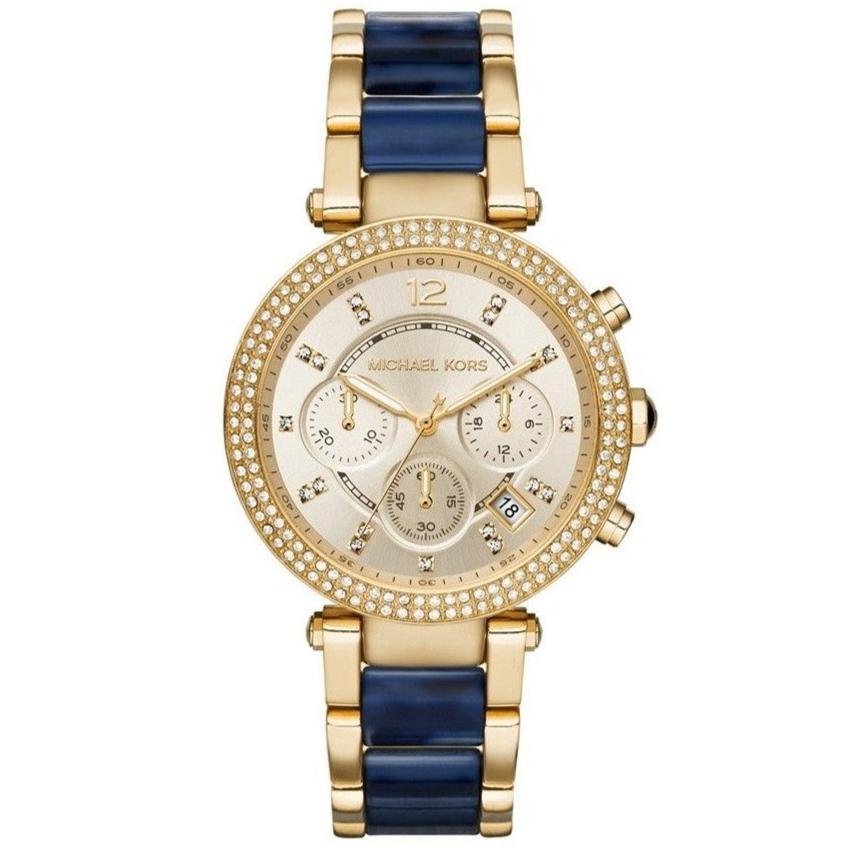  Shop Authentic Michael Kors Parker Gold Dial Two Tone Steel Strap Watch for Women - MK6238 - Luxxuri