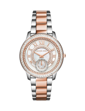  Shop Authentic Michael Kors Madelyn Silver Dial Two Tone Steel Strap Watch for Women - MK6288 - Luxxuri