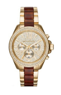 Michael Kors Wren Gold Dial Two Tone Steel Strap Watch for Women - MK6294