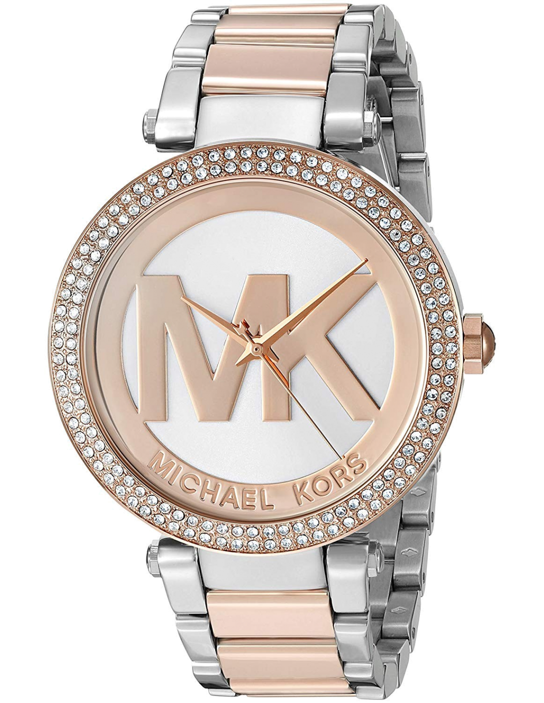 Michael Kors Parker Gold Dial Two Tone Steel Strap Watch for Women - MK6314