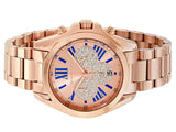  Shop Authentic Michael Kors Bradshaw Chronograph Rose Gold Dial Rose Gold Steel Strap Watch For Women - MK6321 - Luxxuri