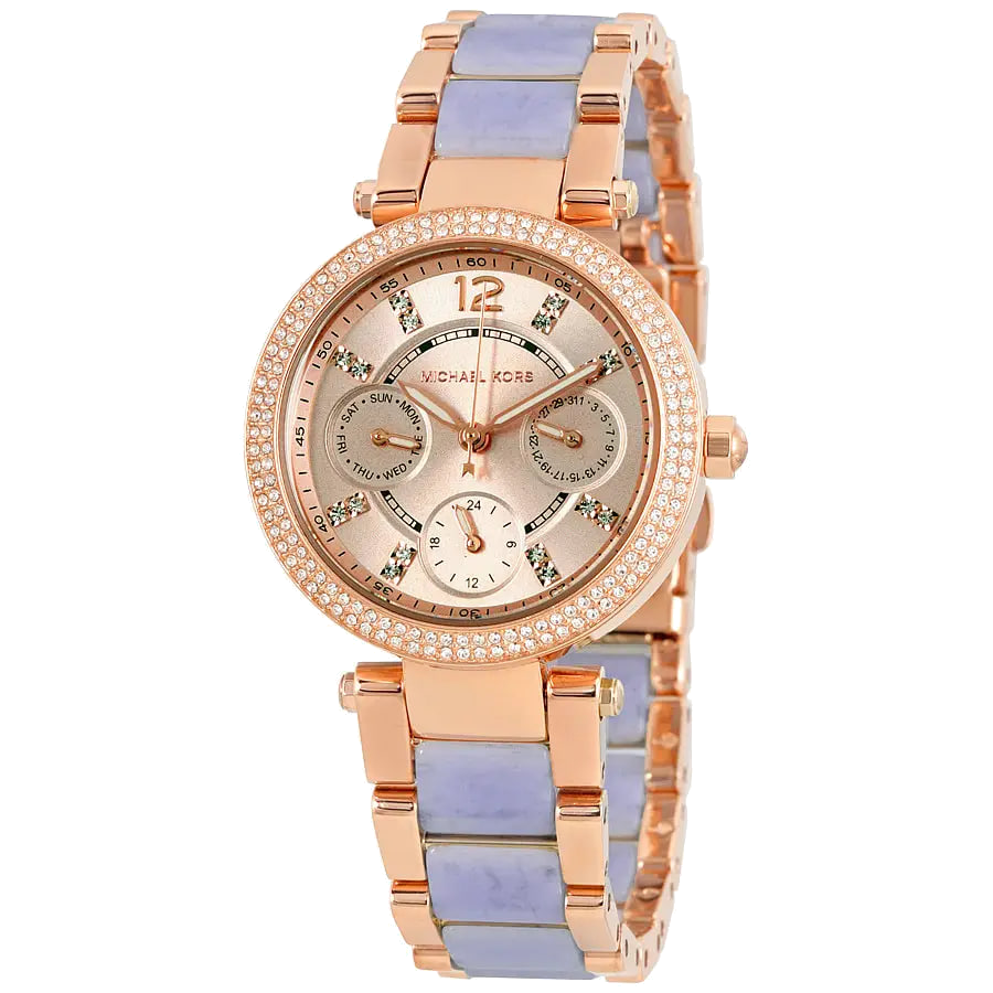  Shop Authentic Michael Kors Parker Gold Dial Two Tone Steel Strap Watch for Women - MK6327 - Luxxuri