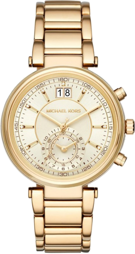 Shop Authentic Michael Kors Sawyer White Dial Gold Steel Strap Watch for Women - MK6362 - Luxxuri