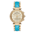  Shop Authentic Michael Kors Parker Gold Dial Two Tone Steel Strap Watch for Women - MK6364 - Luxxuri