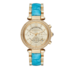  Shop Authentic Michael Kors Parker Gold Dial Two Tone Steel Strap Watch for Women - MK6364 - Luxxuri