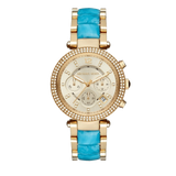  Shop Authentic Michael Kors Parker Gold Dial Two Tone Steel Strap Watch for Women - MK6364 - Luxxuri