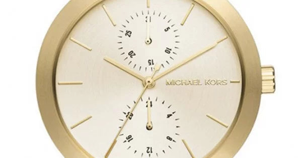  Shop Authentic Michael Kors Garner Quartz Gold Dial Gold Steel Strap Watch For Women - MK6408 - Luxxuri