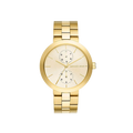  Shop Authentic Michael Kors Garner Quartz Gold Dial Gold Steel Strap Watch For Women - MK6408 - Luxxuri
