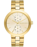  Shop Authentic Michael Kors Garner Quartz Gold Dial Gold Steel Strap Watch For Women - MK6408 - Luxxuri