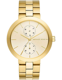  Shop Authentic Michael Kors Garner Quartz Gold Dial Gold Steel Strap Watch For Women - MK6408 - Luxxuri
