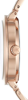  Shop Authentic Michael Kors Garner Quartz Rose Gold Dial Rose Gold Steel Strap Watch For Women - MK6409 - Luxxuri
