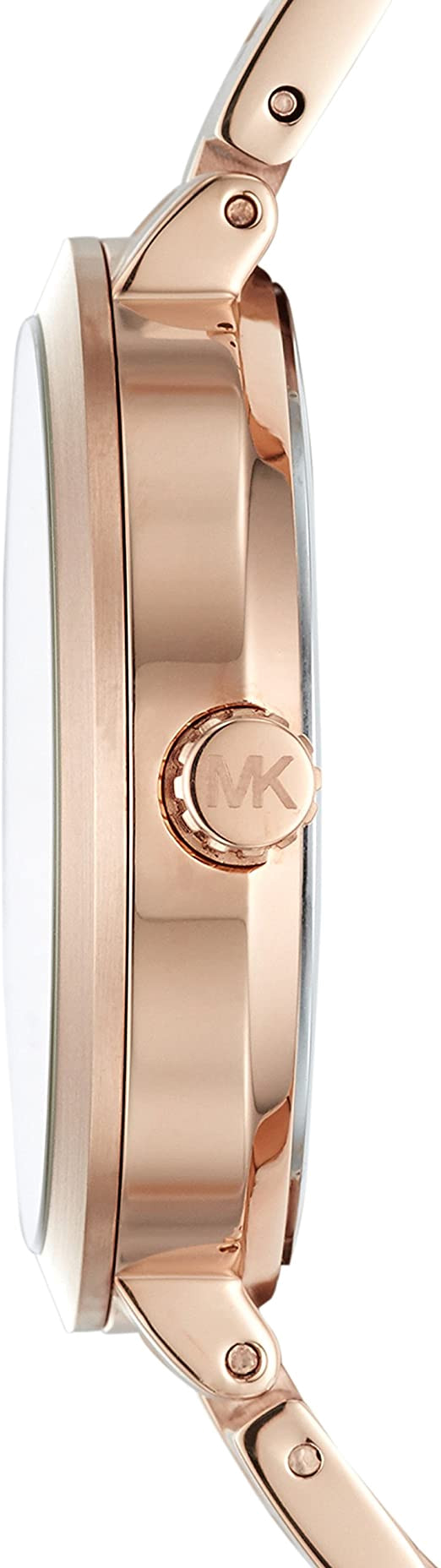  Shop Authentic Michael Kors Garner Quartz Rose Gold Dial Rose Gold Steel Strap Watch For Women - MK6409 - Luxxuri