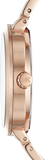  Shop Authentic Michael Kors Garner Quartz Rose Gold Dial Rose Gold Steel Strap Watch For Women - MK6409 - Luxxuri