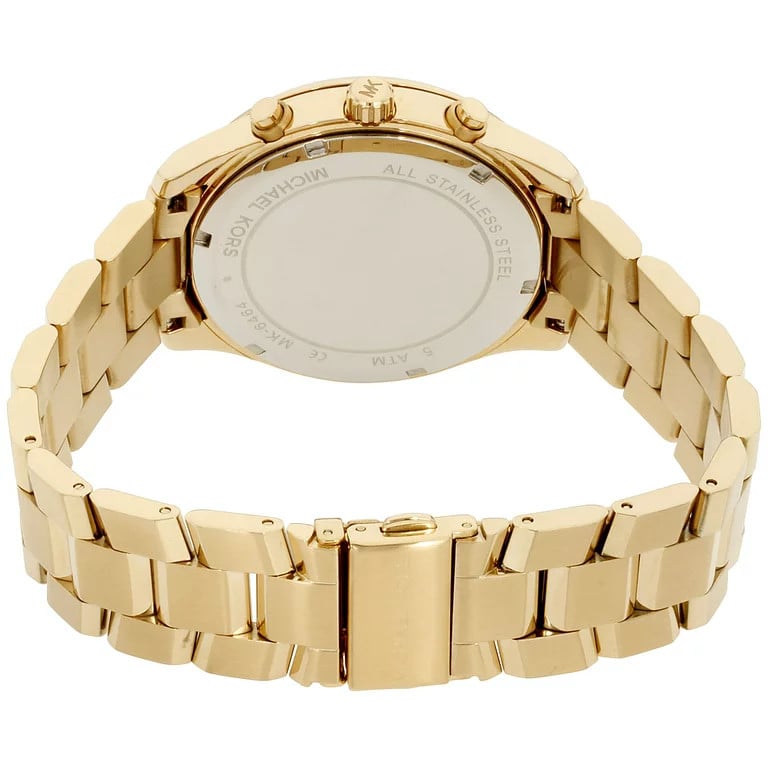  Shop Authentic Michael Kors Briar Analog Gold Dial Gold Steel Strap Watch For Women - MK6464 - Luxxuri