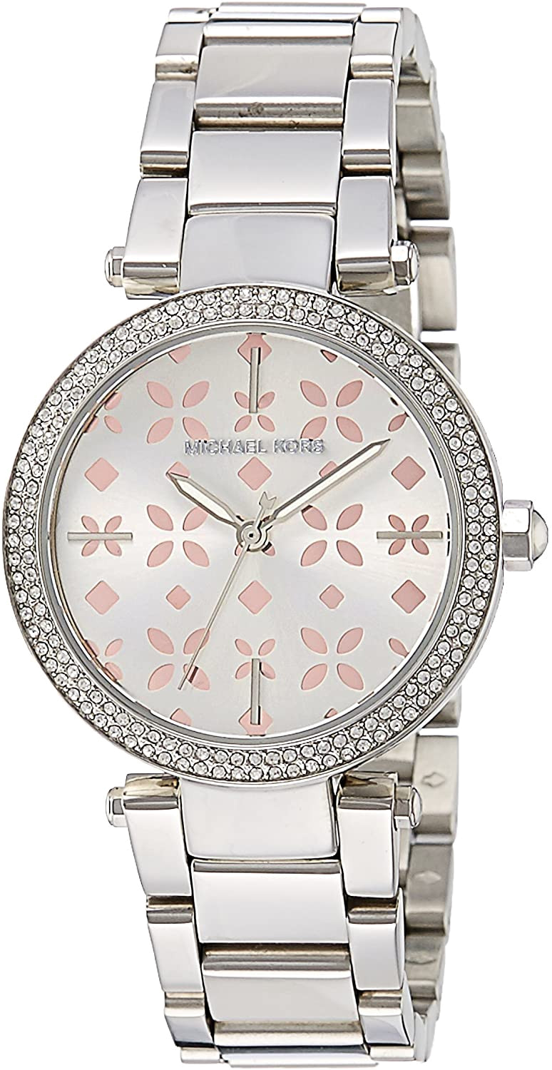  Shop Authentic Michael Kors Parker Silver Dial Silver Stainless Steel Strap Watch for Women - MK6483 - Luxxuri