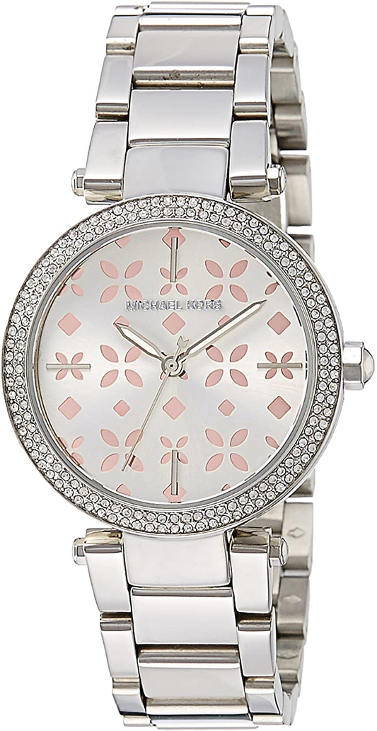  Shop Authentic Michael Kors Parker Silver Dial Silver Stainless Steel Strap Watch for Women - MK6483 - Luxxuri