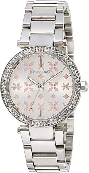  Shop Authentic Michael Kors Parker Silver Dial Silver Stainless Steel Strap Watch for Women - MK6483 - Luxxuri