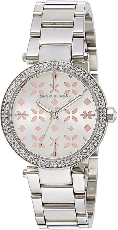  Shop Authentic Michael Kors Parker Silver Dial Silver Stainless Steel Strap Watch for Women - MK6483 - Luxxuri