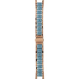  Shop Authentic Michael Kors Parker Blue Mother of Pearl Dial Two Tone Steel Strap  Watch for Women - MK6491 - Luxxuri