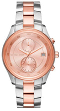  Shop Authentic Michael Kors Blair Quartz Analog Rose Gold Dial Two Tone Steel Strap Watch For Women - MK6498 - Luxxuri