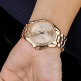  Shop Authentic Michael Kors Bradshaw Quartz Rose Gold Dial Rose Gold Steel Strap Watch For Women - MK6556 - Luxxuri