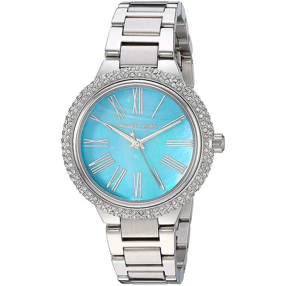  Shop Authentic Michael Kors Taryn Quartz Blue Dial Blue Steel Strap Watch For Women - MK6563 - Luxxuri
