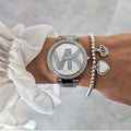 Michael Kors Parker Quartz Silver Dial Silver Steel Strap Watch For Women - MK6658