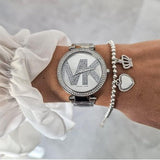  Shop Authentic Michael Kors Parker Quartz Silver Dial Silver Steel Strap Watch For Women - MK6658 - Luxxuri