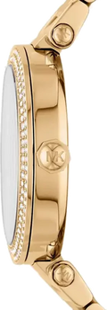 Michael Kors Taryn Quartz Gold Dial Gold Steel Strap Watch For Women - MK4459
