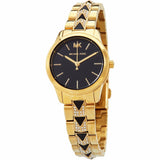  Shop Authentic Michael Kors Runway Mercer Quartz Black Dial Two Tone Steel Strap Watch For Women - MK6672 - Luxxuri