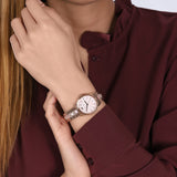  Shop Authentic Michael Kors Runway Mother of Pearl Dial Rose Gold Steel Strap Watch For Women - MK6856 - Luxxuri