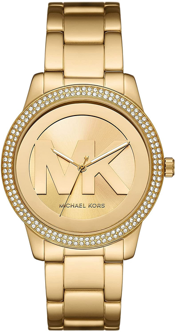  Shop Authentic Michael Kors Tibby Three Hand Gold Dial Gold Steel Strap Watch For Women - MK6879 - Luxxuri