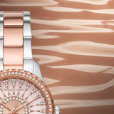  Shop Authentic Michael Kors Layton Three Hand Pink Dial Two Tone Steel Strap Watch For Women - MK6894 - Luxxuri