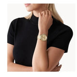 Shop Authentic Michael Kors Tibby Chronograph Gold Dial Gold Steel Strap Watch For Women - MK6927 - Luxxuri