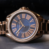  Shop Authentic Michael Kors Kacie Three Hand Black Dial Rose Gold Steel Strap Watch for Women - MK6930 - Luxxuri
