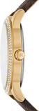  Shop Authentic Michael Kors Tibby Multifunction Gold Dial Brown Leather Strap Watch For Women - MK6966 - Luxxuri